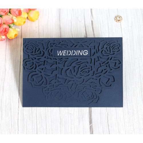 Latest Wedding Invitation Card  Marriage Card Design Laser Cut  Rose Invitation 